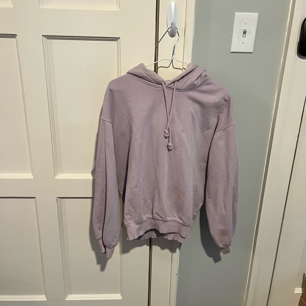 H&M small purple hoodie (stain on front)